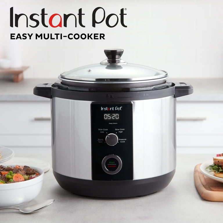 Instant Pot 6QT Easy 3-in-1 Slow Cooker, Pressure Cooker, and Saute Pot