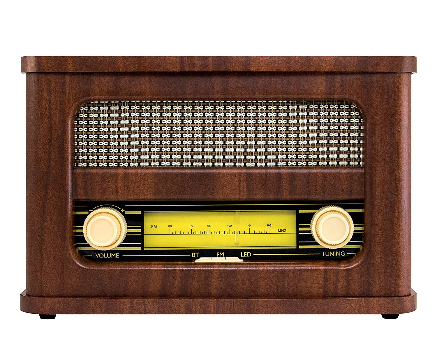 art & sound retro bluetooth speaker & fm radio