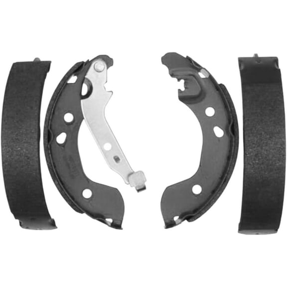 Detroit Axle - Rear Brake Shoes for 2012-2019 Nissan Versa Note Micra, 2013 2014 2015 2016 2017 2018 Premium Brake Shoes Replacement