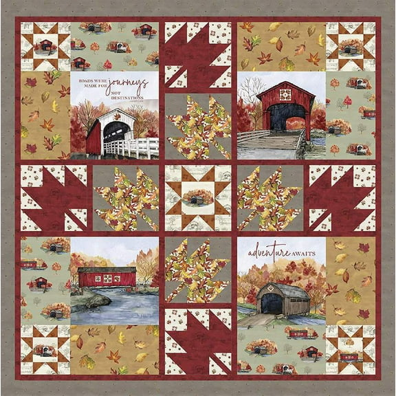 Riley Blake - Covered Bridges - Fall Journeys Quilt Kit