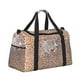 thumbnail image 2 of Balery Leopard Brown Bolsa de Gimnasio para Mujeres, Bolsa de Viaje con Bolsillo Húmedo, Bolsa de Fin de Semana para Mujeres, Bolsa de Viaje Resistente al Agua, 2 of 7