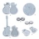thumbnail image 3 of Molde para púas de guitarra, molde de silicona y caja para púas de guitarra, molde epoxi de fundición de resinaCaracterísticas: 100% nuevo y de alta calidad Molde de silicona con clip para púas de, 3 of 5
