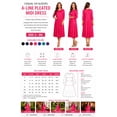 thumbnail image 6 of Women's Casual Basic Comfy 3/4 Sleeve Flare A-line Midi Long Maxi Dress, 6 of 6