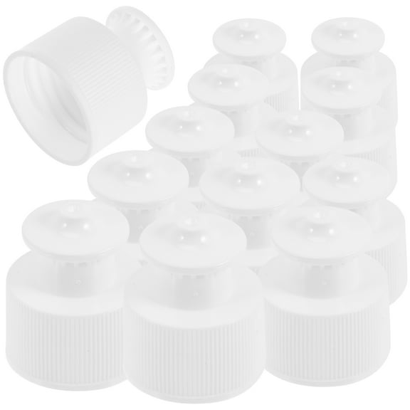 40 Pcs Soda Water Bottle Caps Push Pull Replacement Bottles Reusable Sports Lid