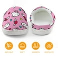 thumbnail image 5 of Kids Slippers Hello Kitty House Slippers Warm Soft Plush Slipper Anti-Slip Winter Fluffy House Shoes for Boys Girls, 5 of 7