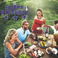thumbnail image 4 of 18 Pieces Happy Birthday Yard Signs with Stakes, 16 Inches Birthday Outdoor Lawn Signs, Cake Balloon Patio Decorations, Garden Lawn Decorations for Party Outdoor Decor, 4 of 16