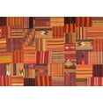 thumbnail image 1 of Ahgly Company Machine Washable Indoor Rectangle Contemporary Papaya Orange Area Rugs, 7' x 10', 1 of 7