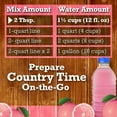 thumbnail image 3 of Country Time Pink Lemonade Powdered Drink Mix, 1 Canister, for Flavorful Hydration and Shareable Refreshment, Naturally Flavored with Other Natural Flavor, No Artificial Sweeteners or Flavors, 19 oz, 3 of 16