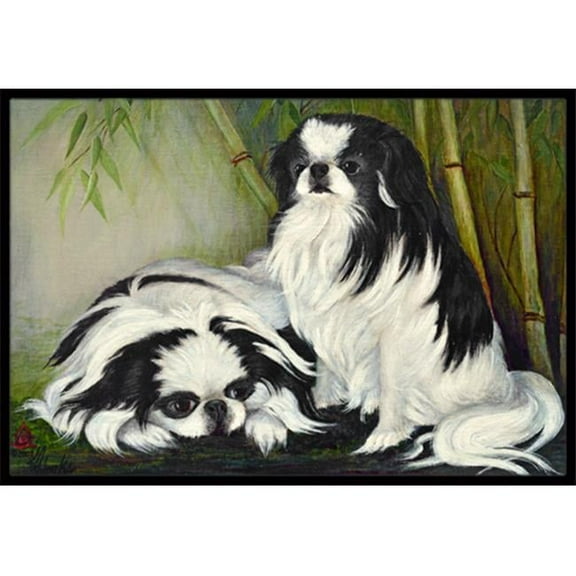 Japanese Chin Bamboo Garden Indoor & Outdoor Mat, 18 x 27 in.