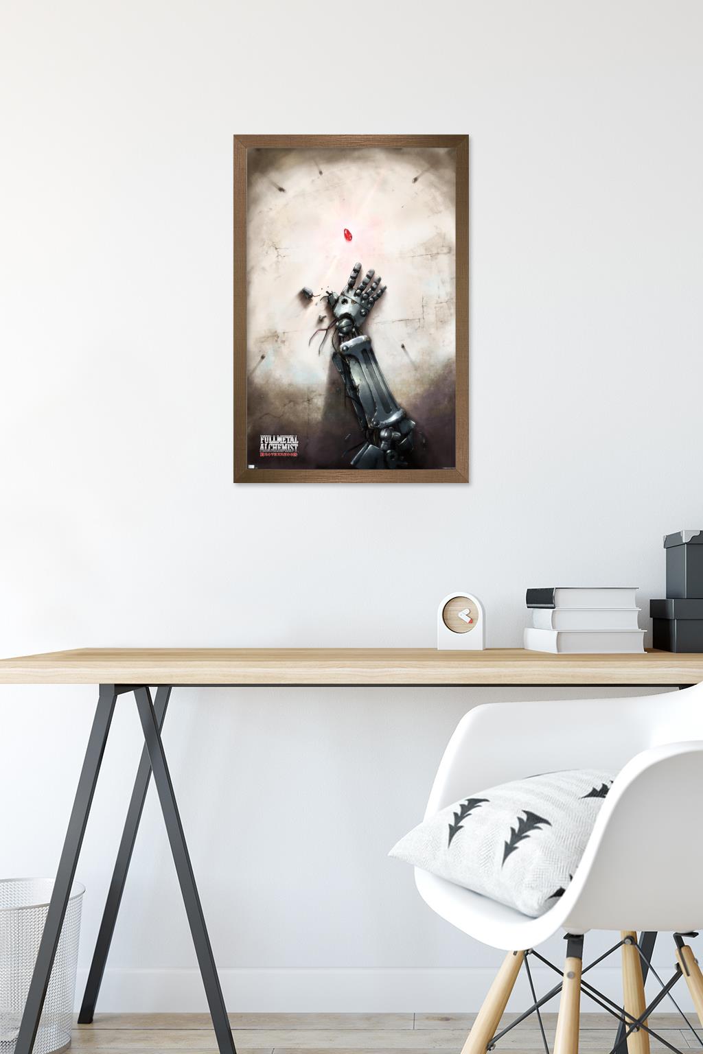 Fullmetal Alchemist: Brotherhood - Key Art 4 Wall Poster, 14.725" x 22.375" Framed