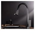 thumbnail image 1 of Kitchen Faucets Square Black Single Handle Pull Out Kitchen Tap Single Hole Swivel 360 Degree Rotation Water Mixer Tap ,Effortless Installation, 1 of 7