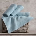 thumbnail image 4 of REGAL RUBY 4 Pieces Bath Linen Set Light Blue Washcloths Quick-Dry, Highly Absorbent, Soft Feel Fingertip Towels, 4 of 8
