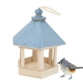 thumbnail image 5 of Wooden Bird Feeder, Wooden Bird Feeders For Outside Hanging Convenient For Birds To Get In And Out  For Garden For Indoor For Park's Balcony For Outdoor, 5 of 6