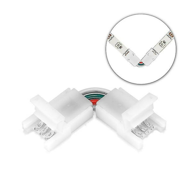 Led Strip Connector 2/3/4 Pin 8/10mm Right Angle Adjustable Connector ...