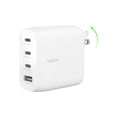 thumbnail image 1 of Cargador de pared Belkin de 112 W y 4 puertos GaN con USB-C PD y USB-A, 1 of 6
