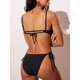 thumbnail image 2 of Traje de baño DOBREVA enterizo negro con tiras y espalda descubierta XS, 2 of 6
