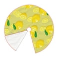 thumbnail image 3 of Bingfone Christmas Tree Skirt Mat Christmas Decoration Interior 36"-Bright Lemons, 3 of 8