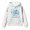 White, variant on XFeng Kids Pullover Hoodie Casual Long Sleeve Hooded Sweatshirt with Kangaroo Pocket