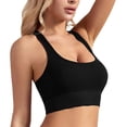 thumbnail image 2 of Everyday Bras for Women Non Removable Padded Sports Bras for Women Womens Workout Bras Wire Bras for Women Tan Bra Bra Bras Bras Women Womens Bras Push up plus Size Womens Bras Underwire Black XL, 2 of 6