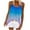 Blue, variant on Birdeem Fashion Womens Summer Round-Neck Sleeveless Print Casual Camistop Blouse