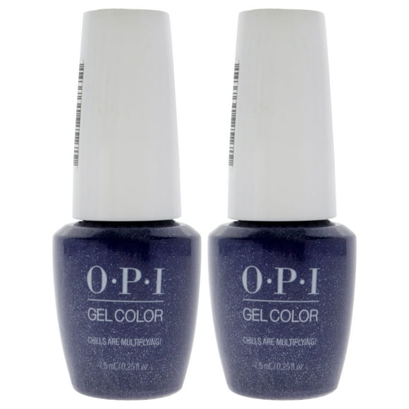 GelColor - GCG 46B Chills Are Multiplying de OPI para mujeres - Esmalte de uñas de 0,25 oz - Paquete de 2
