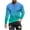 Green, variant on Honeeladyy Men's Crew Neck Casual Long Sleeve Gradient T-Shirts Classic Shirts for Men #B-Hot Pink-XXXL