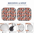 thumbnail image 6 of Haiem Cool Flamingo Car Windshield Sun Shade (2 Pieces) Foldable Windshield Sun Shade Car Accessories for Truck SUV Pickup-Small, 6 of 7