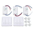 thumbnail image 2 of Commutateurs de Lumière à Distance, Stabilité du Signal de Commutateur de Lumière Sans Fil Durable Fiable Fréquence d'Installation Simple Contrôlant pour les Lampes pour la Maison pour LED, 2 of 8