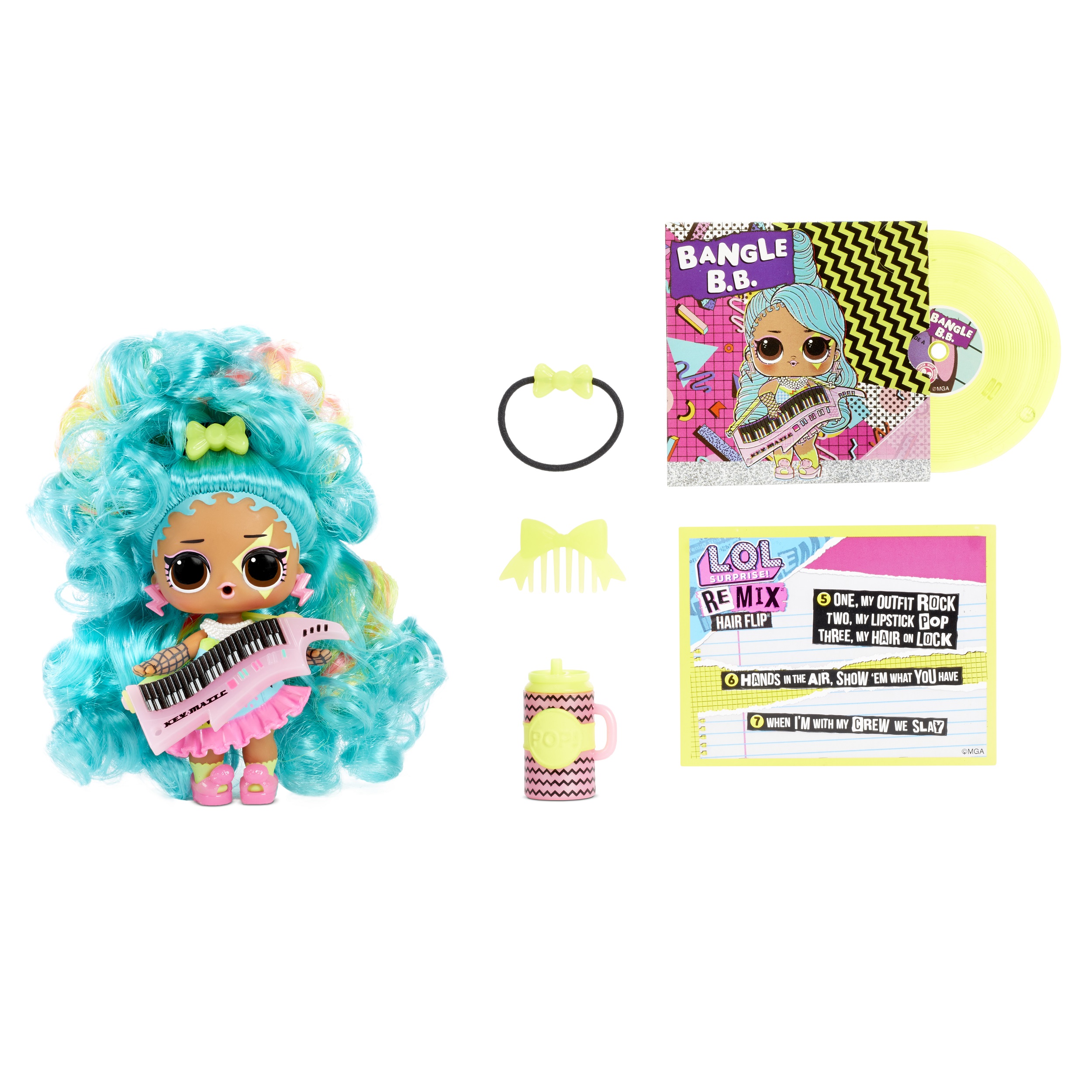LOL Surprise Remix Hair Flip Dolls - 15 Surprises With Hair Reveal & Music, Great Gift for Kids Ages 4 5 6+ - image 5 of 6