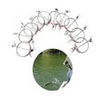 thumbnail image 6 of Garayma 20pcs Wire Trace Leader Rig Stainless Steel 2 Arm Fishing Rigs Tackle Lure, 6 of 8