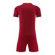 thumbnail image 4 of Odeerbi Conjunto de Uniformes de Entrenamiento de Fútbol de Malla Para Chicos Y Niñas Pantalones Cortos de Camiseta de Manga Corta Con Rayas Conjunto Atlético Seco Rápido Para 4-15 Años, 4 of 4