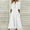 White, variant on ERTUTUYI Summer Casual For Women Button Up Short Sleeve Dress Party Flowy Midi Dress White XXL