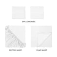 thumbnail image 3 of BNM Modal From Beechwood Sheet Set, Queen, White, 3 of 11