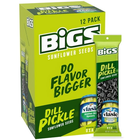 UPC 816012010278 product image for Bigs Sunflower Seeds Vlasic Dill Pickle 2.75oz (Pack of 12) | upcitemdb.com