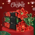 thumbnail image 5 of Pet Artist Christmas Dog Collar with Removable Bow, Adjustable for Small Medium Large Dogs, Holiday Party Festive Pet Gear, 5 of 12