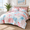Coral Coastal-Queen (90"x90"), variant on Wavesforter Set King Size Beach Themed Bed In A Bag 7 Pieces Nautical Seawaves Reversible Soft Summer Bedding Sets For All Season