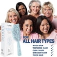 thumbnail image 6 of Hair Detangling Brush by Fiora Naturals - 100% Bio-Friendly Detangler Brush w/ Ultra-Soft Bristles, 6 of 6