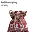 thumbnail image 3 of Christmas Tree Pendant Decoration Garland Bead Chain Santa Claus Small Bell Elk Snowflake Bow Star Pendant New Year Decoration, 3 of 5