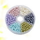 thumbnail image 3 of EeaseMX paquete de cuentas redondas de vidrio de 4 mm para manualidades, cuentas coloridas para punto de cruz, accesorios para bisutería (estilo mixto 3, aproximadamente 810 piezas), 3 of 8