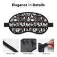 thumbnail image 3 of Salouo Laying Hens And Roosters Print Sleep Mask Eye Cover, 1-Pack Eye Masks Washable Sleeping Eyeshade Block Sleep Shade Cover Light Reduces Puffy Eyes Traveling Gifts, 3 of 7