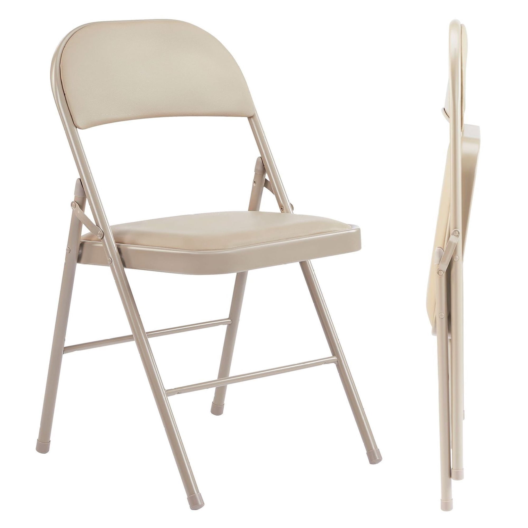 folding chairs padded 2-pack leather product