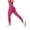 AA-Hot Pink1198, variant on Women's Leopard Print Active Leggings High Waist Contour Fit Tights Stretchy Supportive Workout Bottoms Purple