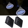 thumbnail image 5 of Proyector LED inalámbrico para puerta de coche, 2 unidades, luz de cortesía, bienvenida, logotipo de murciélago, sombra, luz fantasma, funciona con sensor magnético., 5 of 5