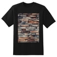 thumbnail image 2 of Plus Size Shirt for Women Black Tops for Women Short Sleeves Shirt for Women Brick Wall T Shirt Oversized Shirt for Women S, 2 of 5