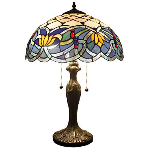 Table Lamp Blue Lotus Stained, What Is A Spider Style Lamp Shader In Minecraft 1 18