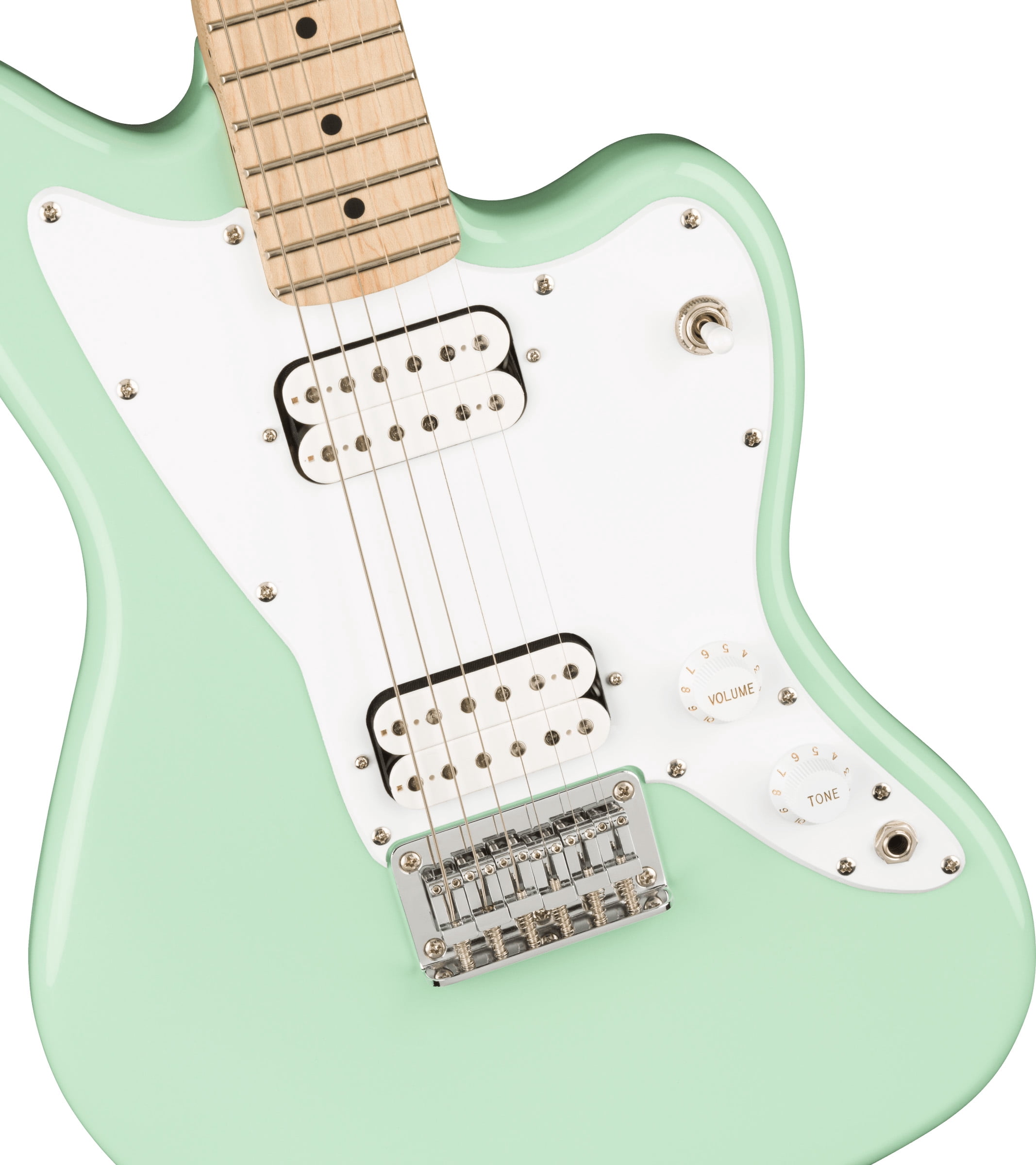 Fender Squier 3/4-Size Kids Mini Jazzmaster HH - Surf Green w/ Cable