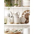 thumbnail image 6 of Coffee Mugs 16 ozCeramic Mug Set Emment Cups for Latte Hot Tea Cappuccino Mocha Cocoa Suit For Housewarming Wedding 3.8 inch Set of 6 Arctic White, 6 of 8