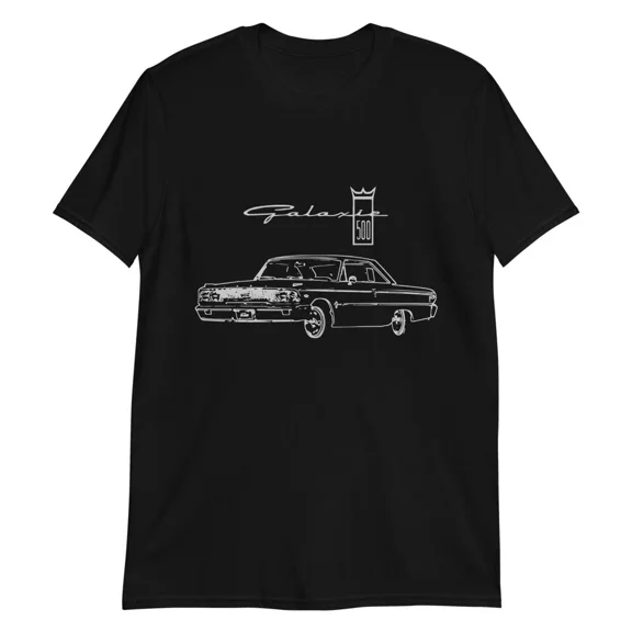 1963 Ford Galaxie 500 Antique Car Short-Sleeve Unisex T-Shirt