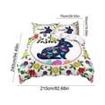 thumbnail image 3 of Vwrxbz Easter Egg Rabbit Bedding Set 3 Piece Cartoon Duvet Cover with 2 Pillowcases Soft Microfiber, 3 of 8