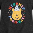 thumbnail image 2 of Winnie the Pooh - Hip Hip Pooh-ray - Toddler Girls Fitted Short Sleeve T-Shirt, 2 of 4